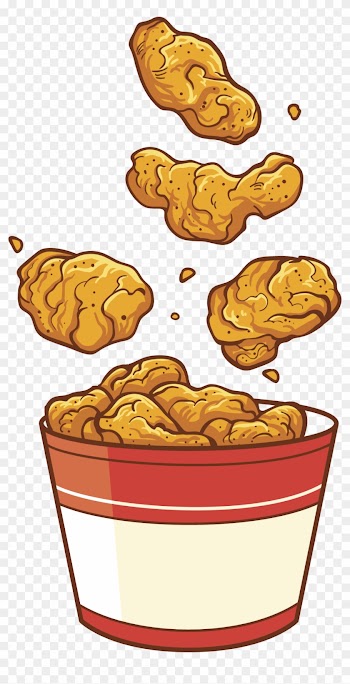 Hamburger Fried Chicken Fast Food French Fries - Fast Food Cartoon Png
