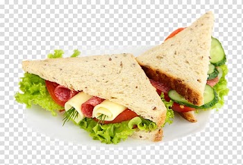 Hamburger Ham sandwich Chicken sandwich Jam sandwich, Delicious vegetables ham sandwiches transparent background PNG clipart