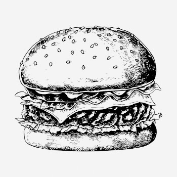 Hamburger hand drawn illustration. Free | Free Photo - rawpixel