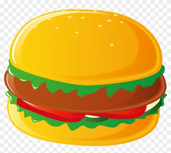 Hamburger Hot Dog Cheeseburger Pizza French Fries - Fast Food Vector Free
