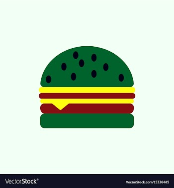 Hamburger icon burger vector image