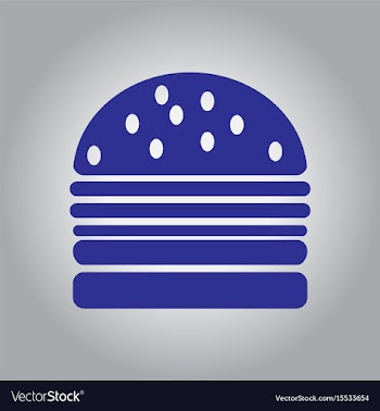 Hamburger icon burger vector image