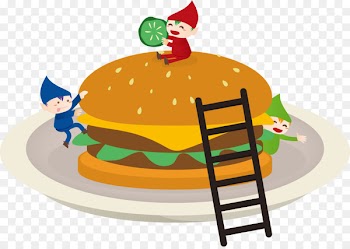 Hamburger Junk food Ladder Cartoon - hamburger cartoon 