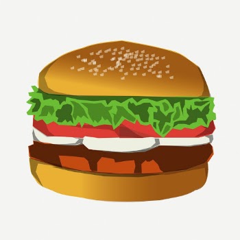 Hamburger meal clipart, fast food | Free PSD - rawpixel