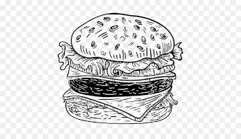Hamburger Paellera Vector graphics Illustration Drawing - hamburguers background 