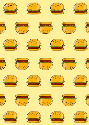 Hamburger patterned background | Free stock vector - 1187089