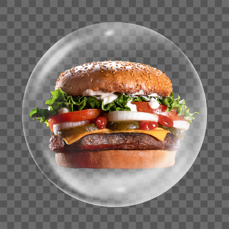 Hamburger png fast food sticker, | Free PNG - rawpixel