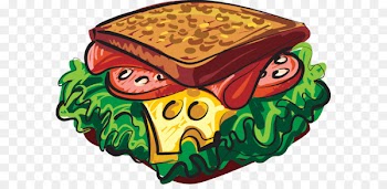 Hamburger, Sandwich, Blt, Fictional Character PNG