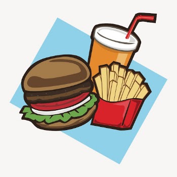 Hamburger set clipart, fast food | Free Vector - rawpixel