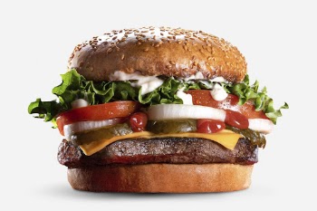 Hamburger sticker, food design psd | Free PSD - rawpixel