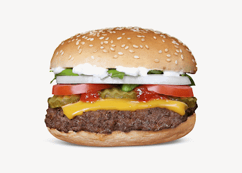 Hamburger sticker, food image psd | Free PSD - rawpixel