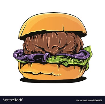 Hamburger vector image