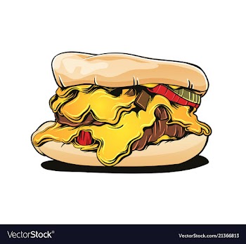 Hamburger vector image