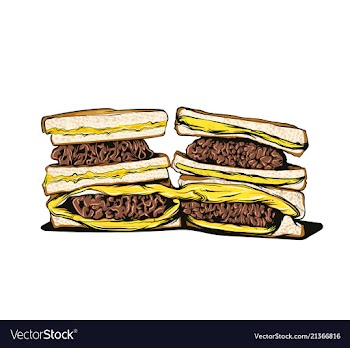 Hamburger vector image