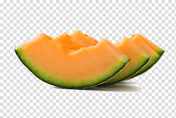 Hami melon Honeydew Fruit, Melon slices transparent background PNG clipart