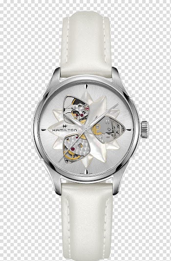 Hamilton Watch Company Automatic watch Woman Movement, Hamilton watches White watches female form transparent background PNG clipart