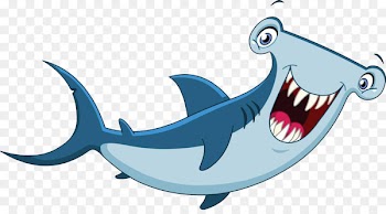 Hammerhead shark Cartoon Clip art - Painted cartoon shark 