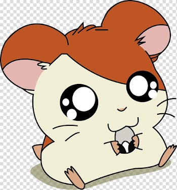 Hamster eating illustration, Anime Whiskers Manga, hamtaro transparent background PNG clipart