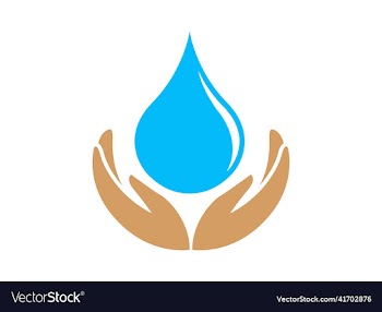 hand and water logo image