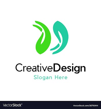 Hand care give safety creative business logo vector image