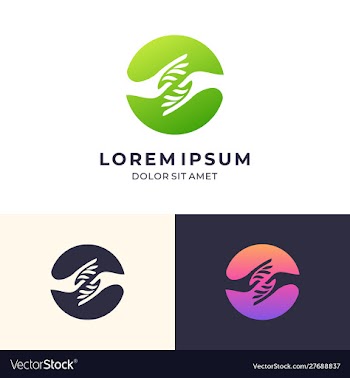 Hand care logo design icon vector image