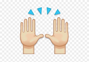 Hand Clipart Emoji - Praise Hands Emoji Png