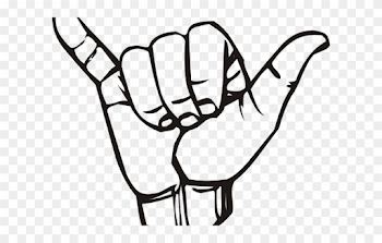 Hand Clipart Hang Loose - Stoke Hand Sign - Png Download (#78774 ...