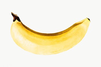 Hand colored banana design element | Free  transparent png - 2342865