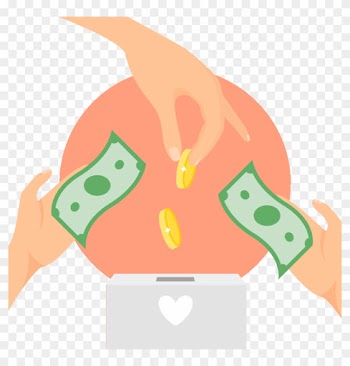 Hand Donate Money Png