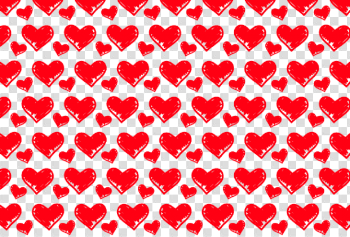 Hand doodled free heart seamless vector pattern | Creative Nerds