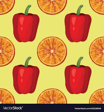 hand draw vegetable seamless pattern design