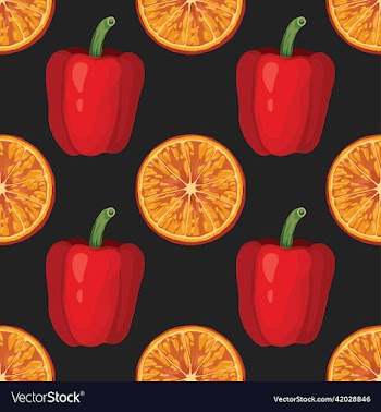 hand draw vegetable seamless pattern design