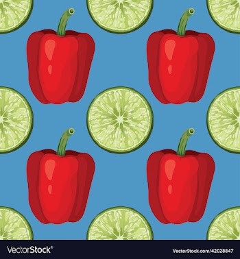 hand draw vegetable seamless pattern design