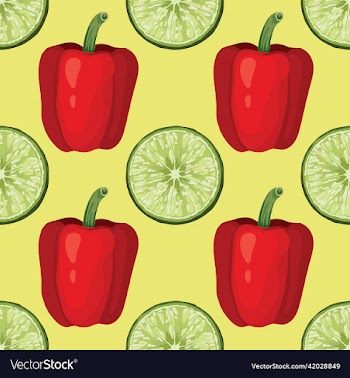 hand draw vegetable seamless pattern design