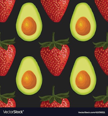 hand draw vegetable seamless pattern design