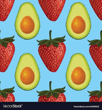 hand draw vegetable seamless pattern design