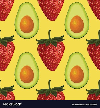 hand draw vegetable seamless pattern design