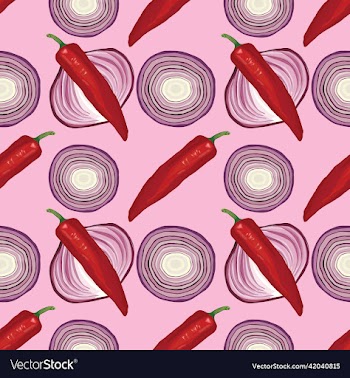 hand draw vegetable seamless pattern design