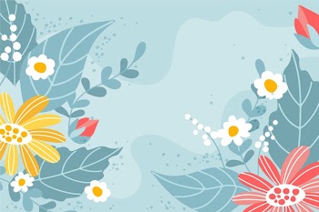 Hand-drawing spring theme for background Free Vector