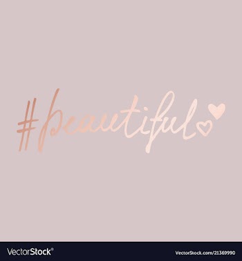  					Hand drawing with pink gold imitation for the vector image														