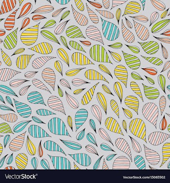 Hand drawn abstract seamless pattern in memphis vector image