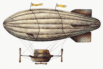 Hand drawn airship halftone style sticker overlay | Free  transparent png - 2346506