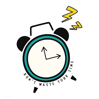 Hand drawn alarm clock with don't waste y.. | Free stock vector - 472221