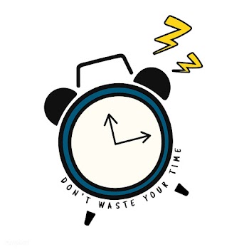 Hand drawn alarm clock with don't waste y.. | Free stock vector - 472285