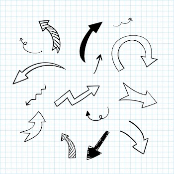 Hand drawn arrow illustration collection | Free stock vector - 558674