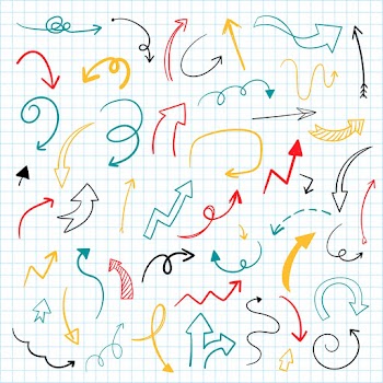 Hand drawn arrow illustration collection | Free stock vector - 558689