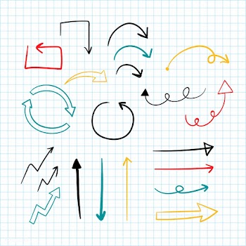 Hand drawn arrow illustration collection | Free stock vector - 558692
