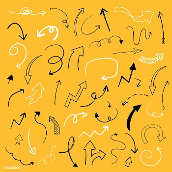 Hand drawn arrow illustration collection | Free stock vector - 558693