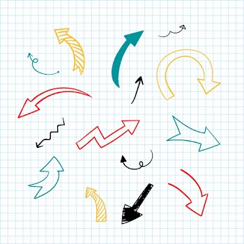Hand drawn arrow illustration collection | Free stock vector - 558698