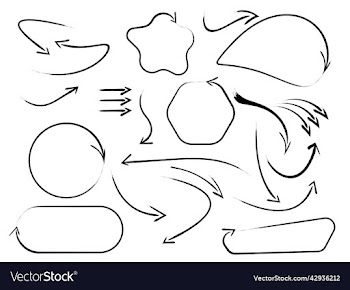hand drawn arrow set free